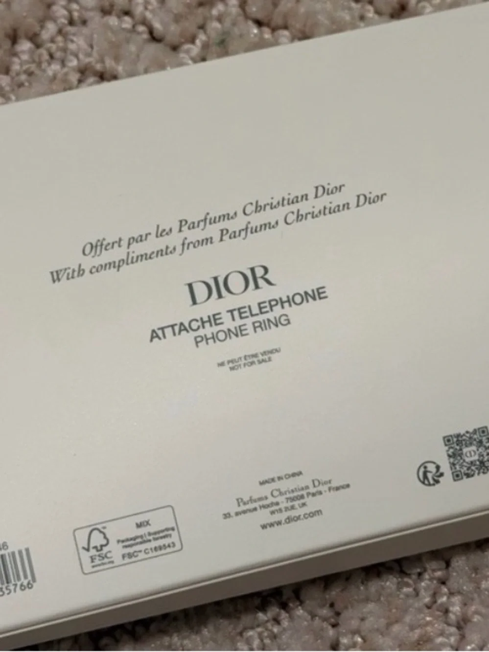 Dior Cream Rope Necklace with Gold J'ADIOR and Medallion Charms